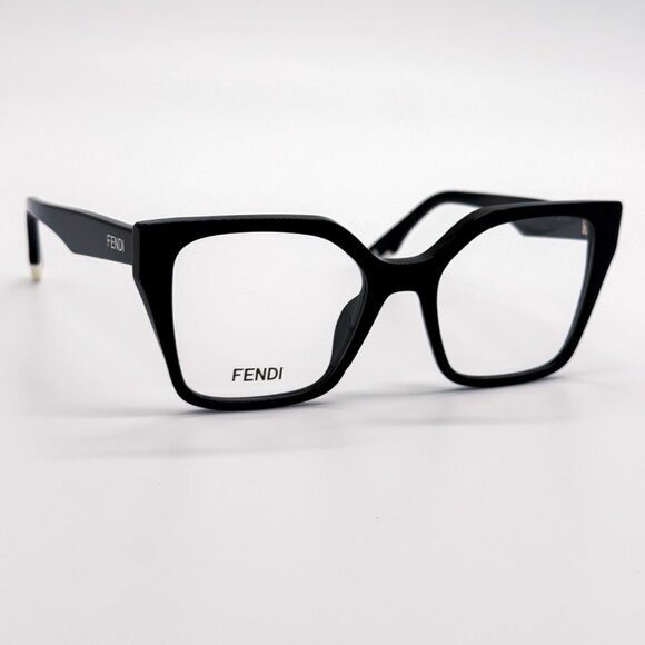 NEW FENDI FE50002I 001 BLACK WOMEN EYEGLASSES FENDI - Picture 1 of 9